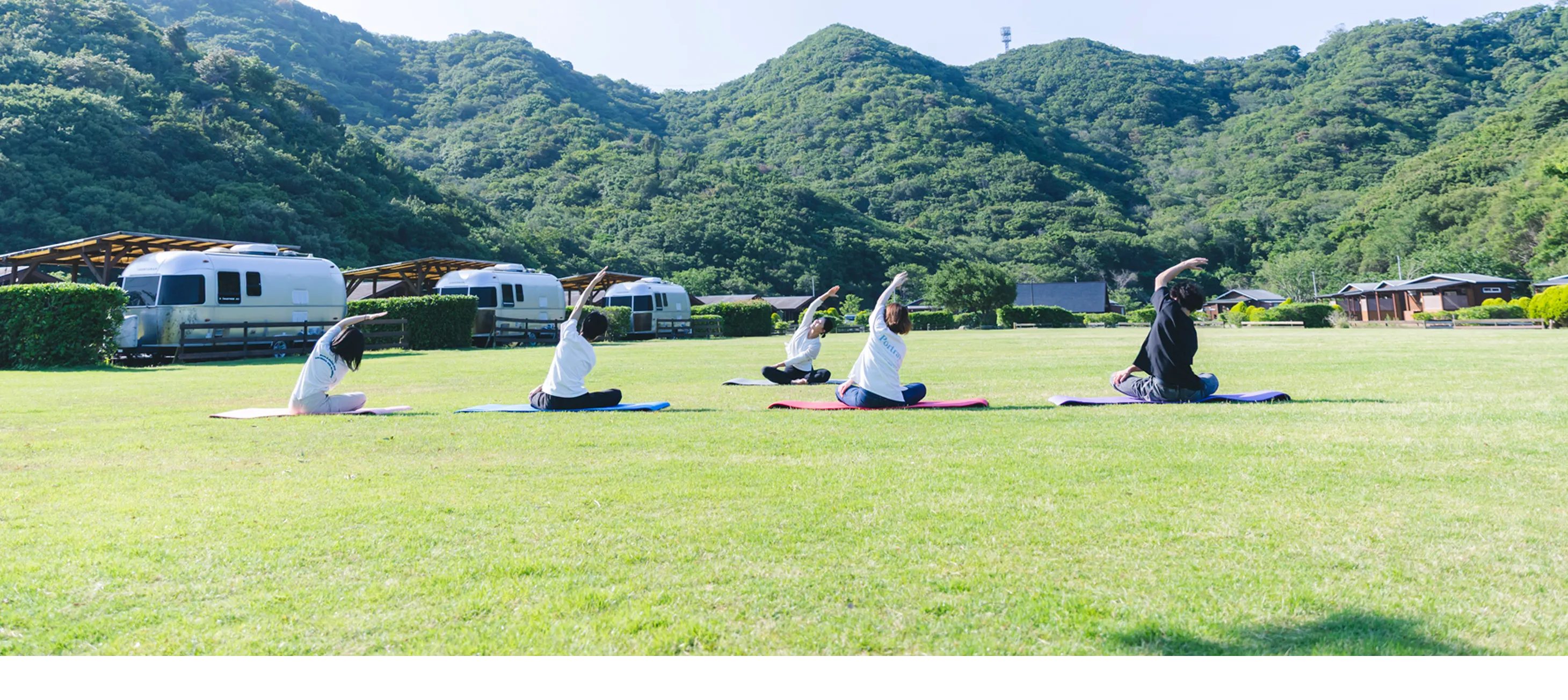 朝ヨガのキービジュアル