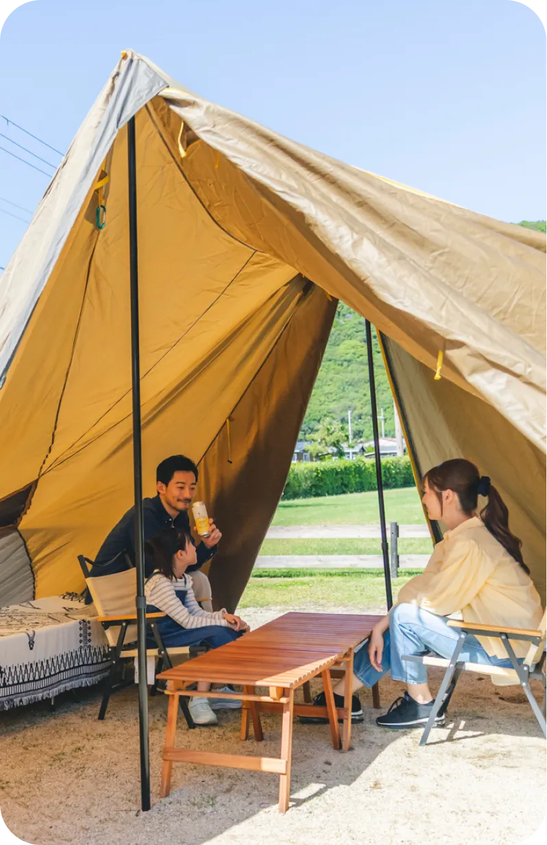 キャンプサイト