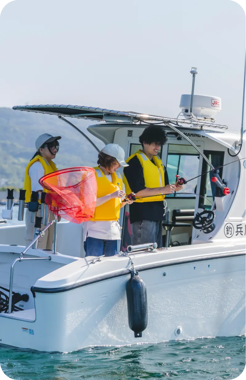船上フィッシング