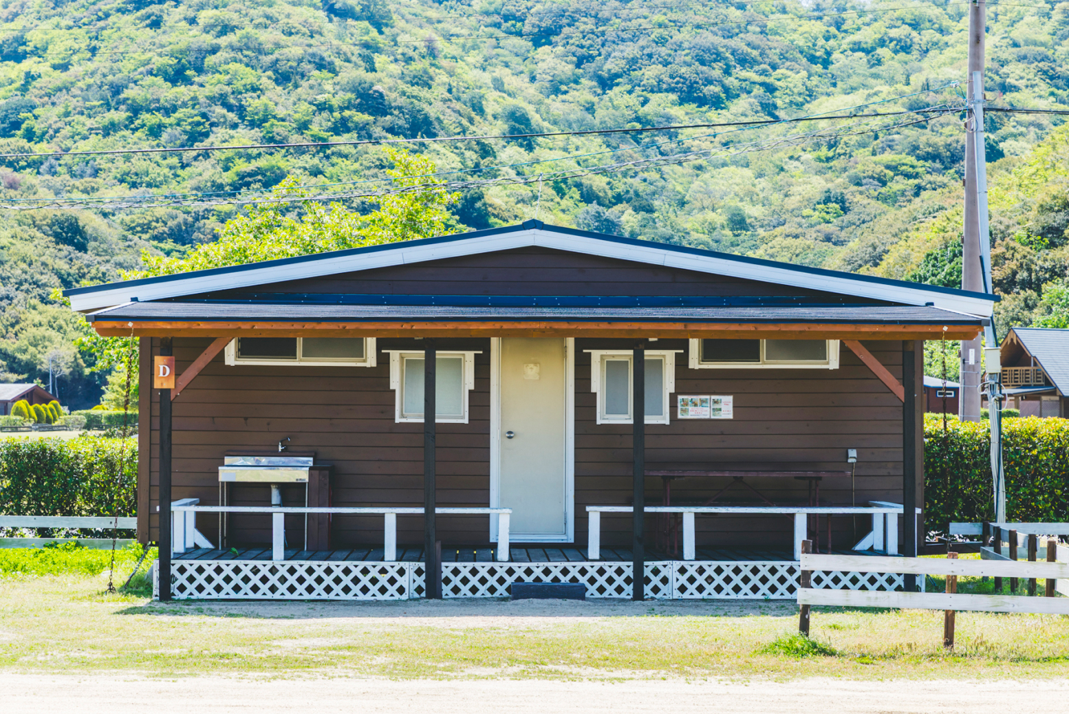 コテージの外観