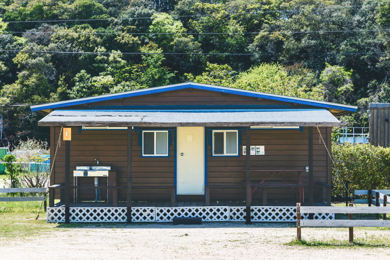 コテージの外観