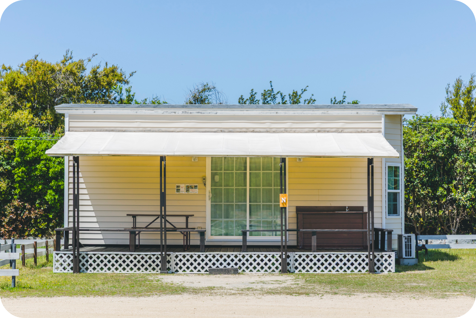 コテージの外観