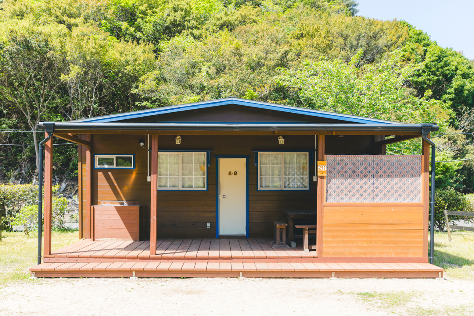 コテージの外観