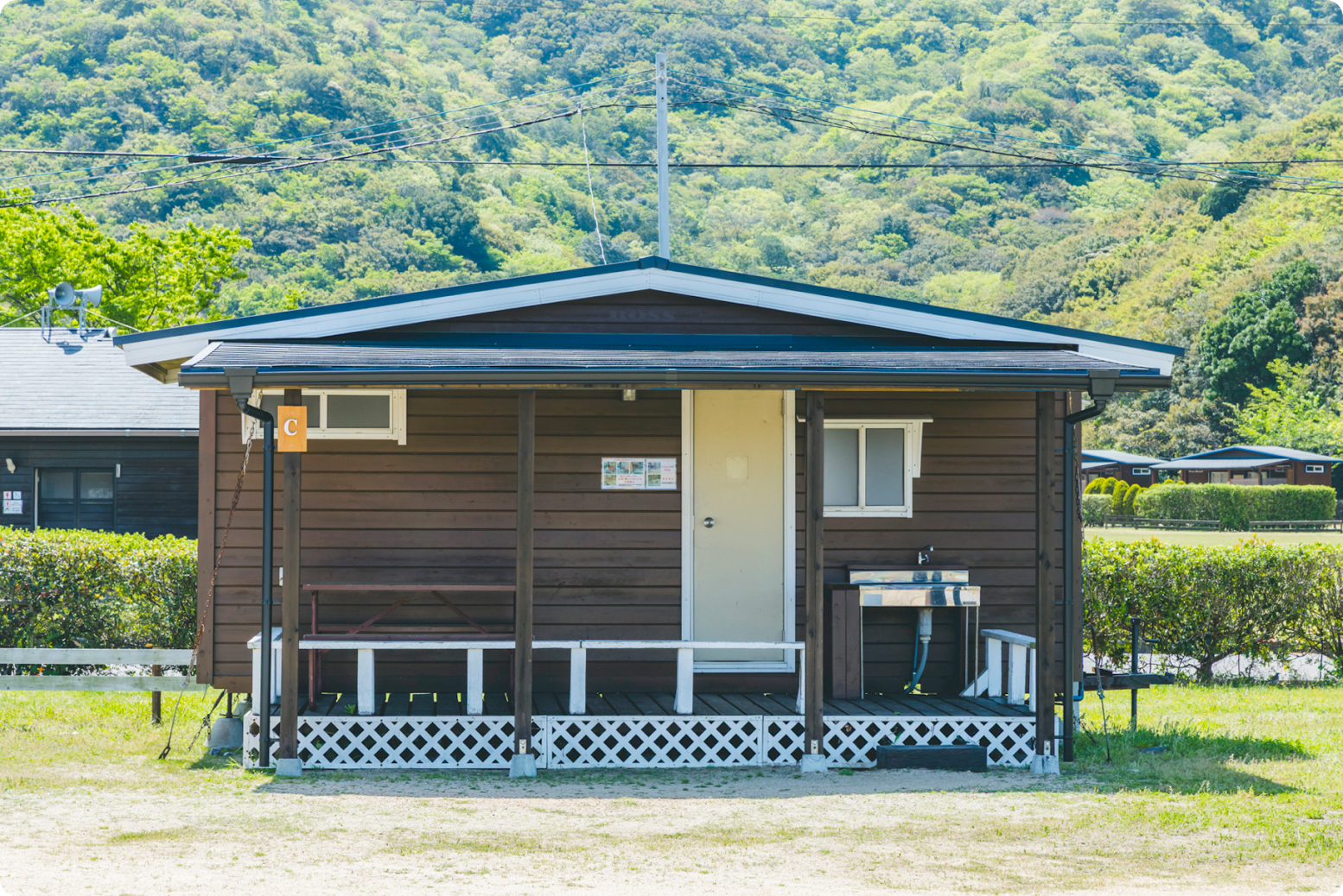 コテージの外観