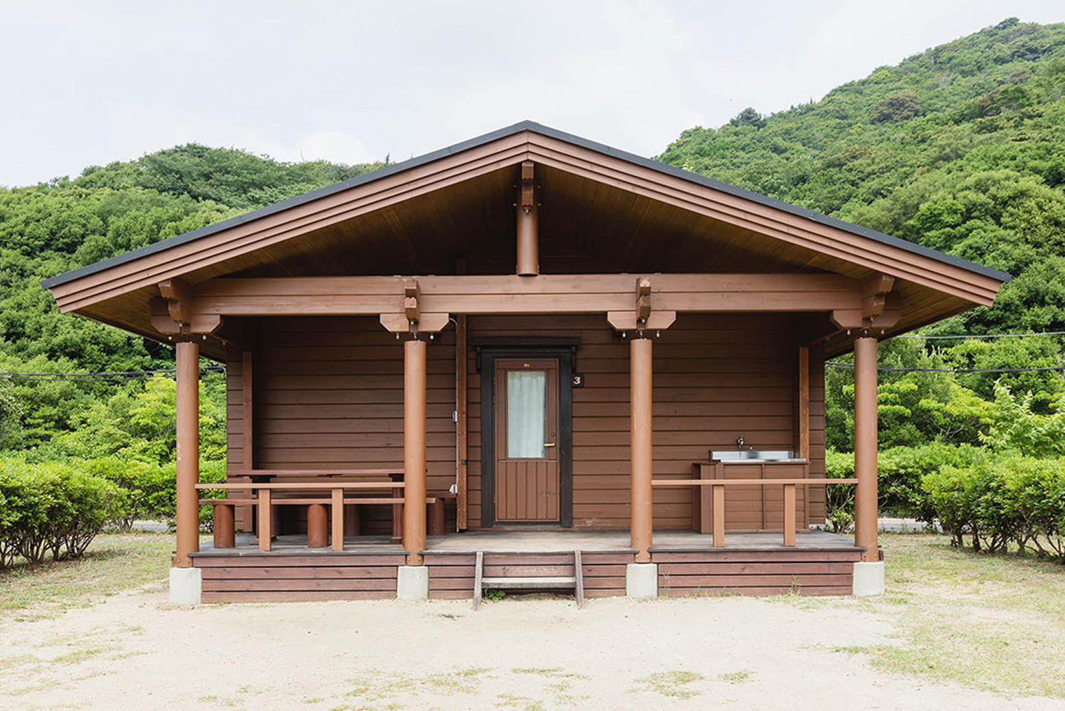 コテージの外観