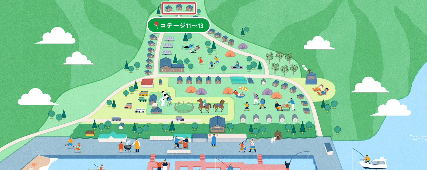 宿泊エリアマップ